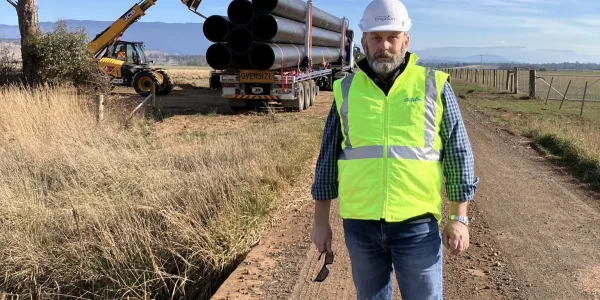 Darran Johnston in situ