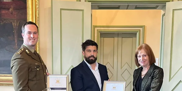 Dan Probert receives award