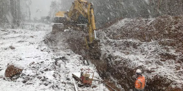 Asp Mountain Creek Snow