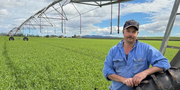 Summerhill Farms James under irrigator